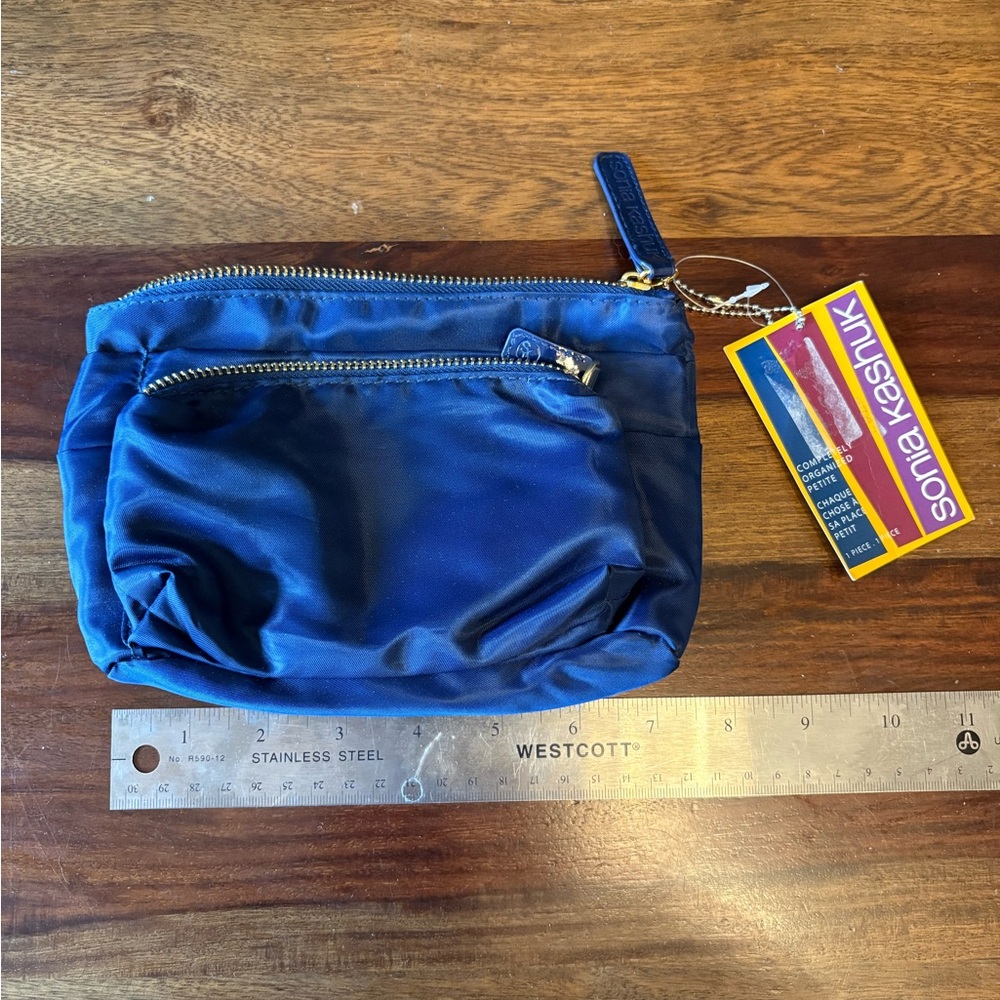 Sonia Kashuk Navy Blue Cosmetic Pouch - Picture 2 of 6